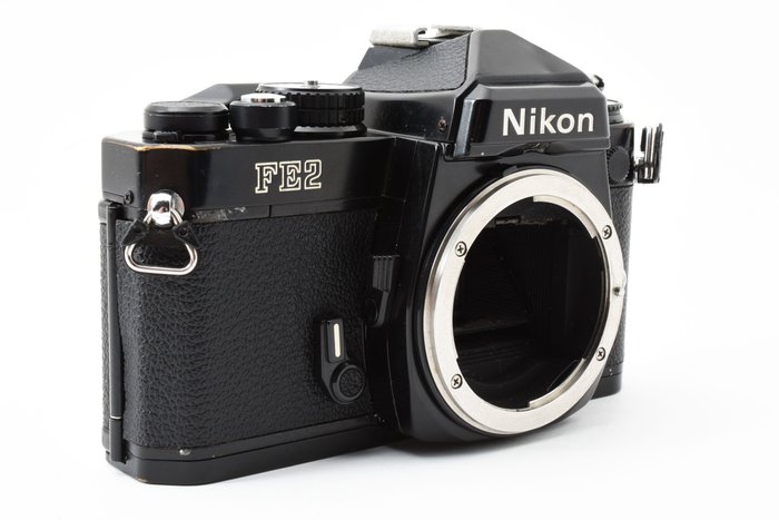 Nikon FE2 35mm SLR Film Camera Black Body ※READ※ Reflekskamera med enkelt linse (SLR)