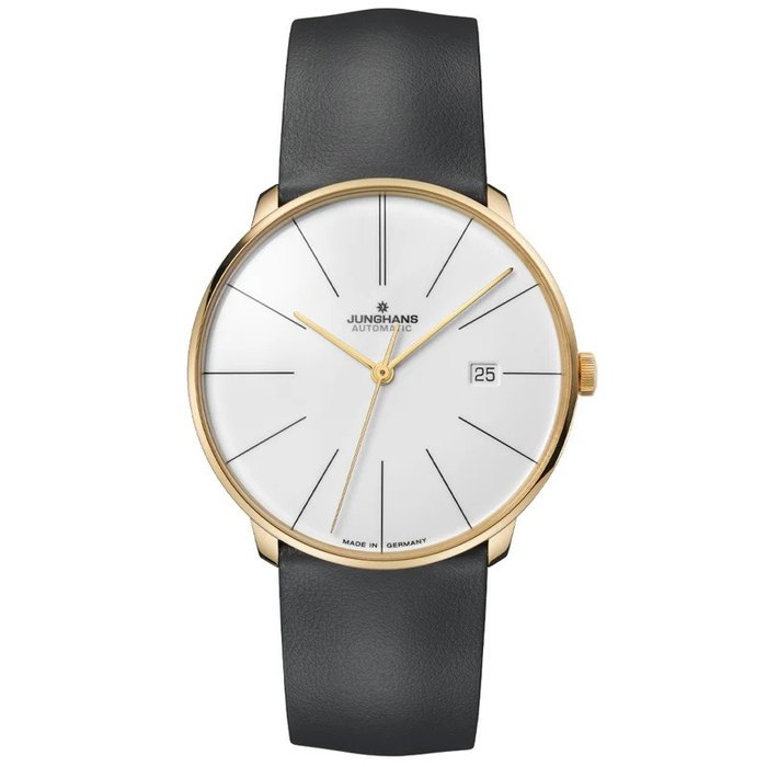 Junghans - Meister Fein Gold Black Watch - 27/715000 - Mænd - 2011-nu