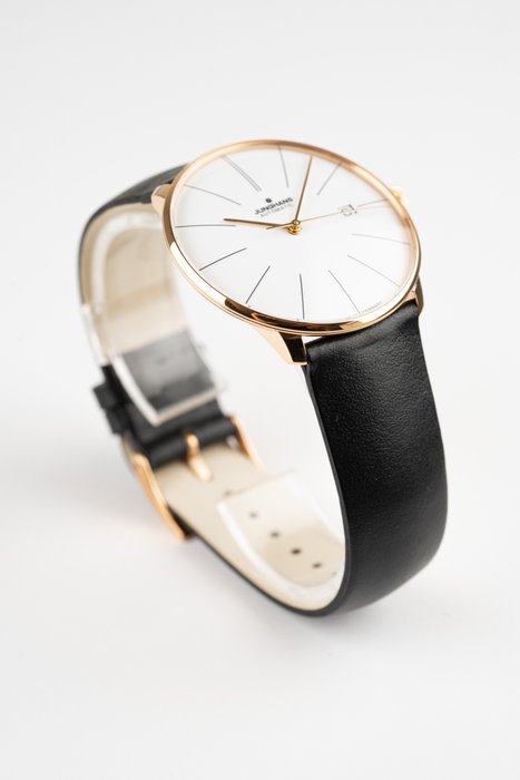 Junghans - Meister Fein Gold Black Watch - 27/715000 - Mænd - 2011-nu