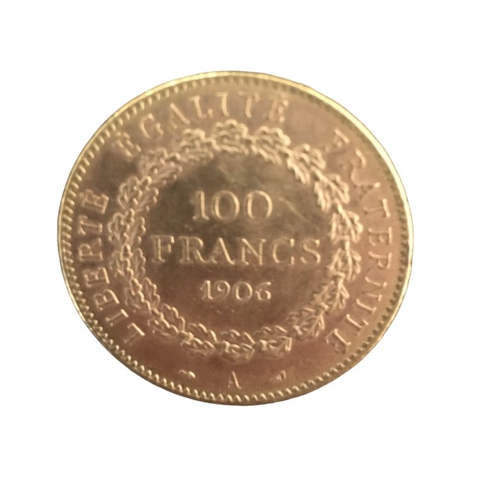 Frankrig Third Republic (1870-1940) 100 Francs 1906-A Paris