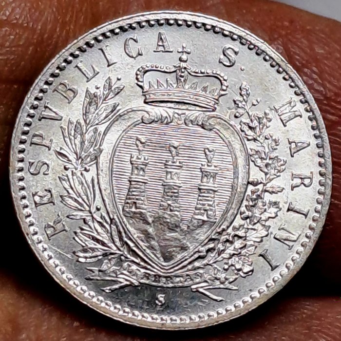 San Marino 50 Centesimi 1898  (Ingen mindstepris)