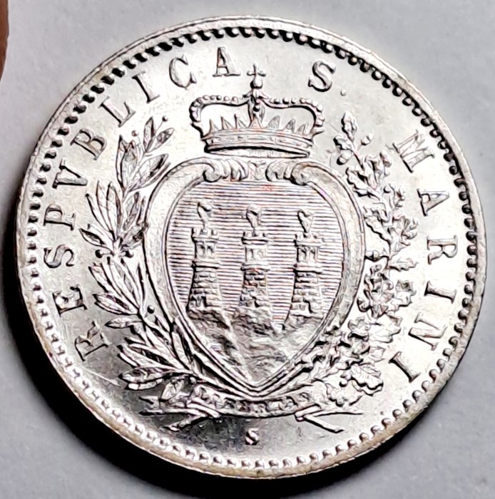 San Marino 50 Centesimi 1898  (Ingen mindstepris)