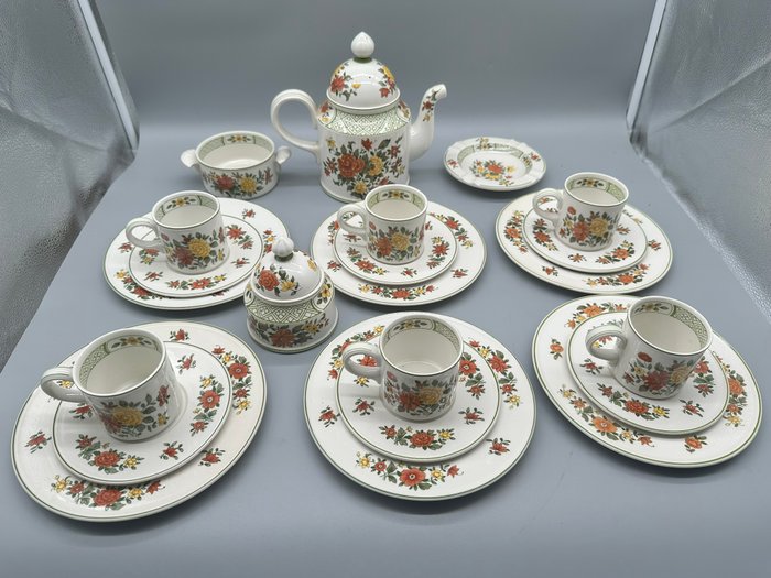 Villeroy  Boch-Summer Day - Vitro-Porzellan - Kaffesæt (22) - Porcelæn