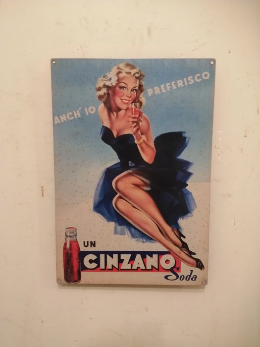 Cinzano - Mosca - Reklameplakat - Jern