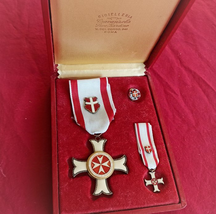 Malta - Belønning - Maltese Sovereign Military Hospitaller Order of Saint John of Jerusalem Rhodes  Malta Knight's