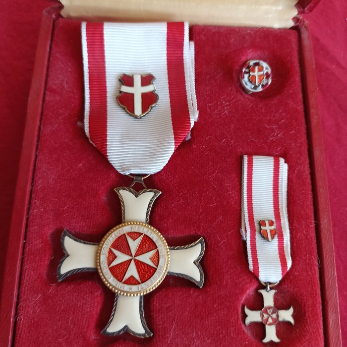 Malta - Belønning - Maltese Sovereign Military Hospitaller Order of Saint John of Jerusalem Rhodes  Malta Knight's