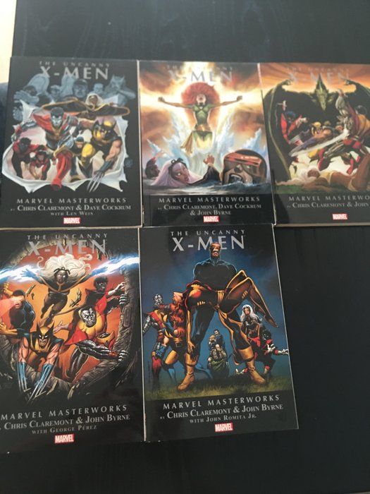 Marvel Masterworks 94-140 - The Uncanny X-Men - tpb 1 through 5 in great condition - 5 Comic - Begrænset udgave