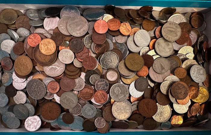 Verden. Group of over 1000 Coins Various dates and Denominations  (Ingen mindstepris)