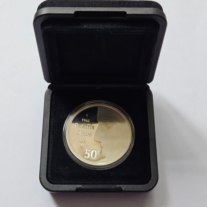 Holland. 50 Gulden 1991 Proof  (Ingen mindstepris)