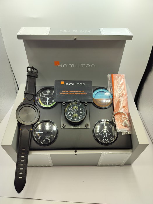 Hamilton - KHAKI AVIATION TAKEOFF AUTO CHRONO – LIMITED EDITION - H76776733 - Mænd - 2020+