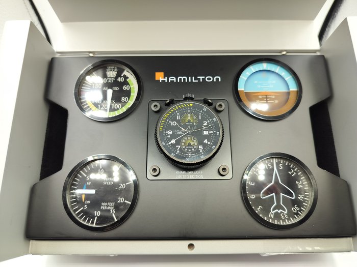 Hamilton - KHAKI AVIATION TAKEOFF AUTO CHRONO – LIMITED EDITION - H76776733 - Mænd - 2020+