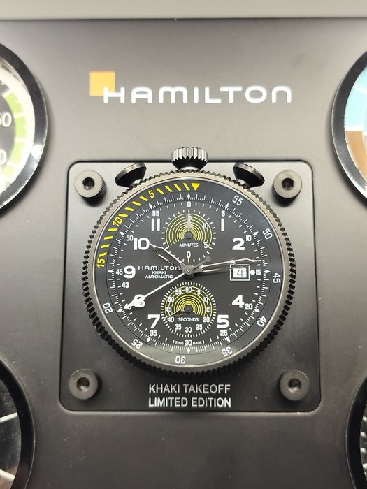 Hamilton - KHAKI AVIATION TAKEOFF AUTO CHRONO – LIMITED EDITION - H76776733 - Mænd - 2020+