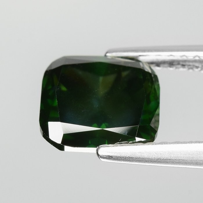 Diamant - 2.46 ct - Pude - Farvebehandlet - I2 - Fancy Dark Green