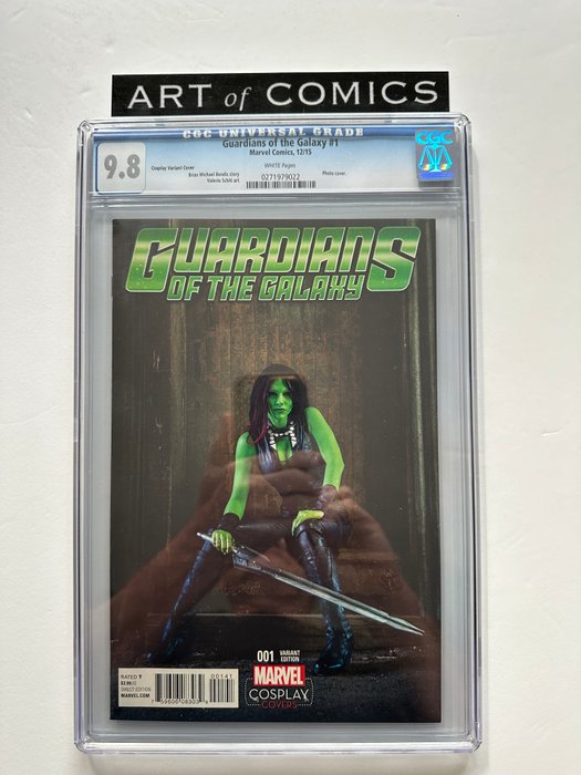 Guardians of the Galaxy #1 - Cosplay Variant Cover - Photo Cover - CGC Graded 9.8 - Extremely High Grade! - White Pages!! - 1 Graded comic - Første udgave - 2015