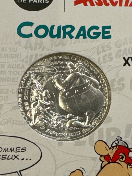 Frankrig. 10 Euro 2022 Asterix und Obelix - Courage  (Ingen mindstepris)