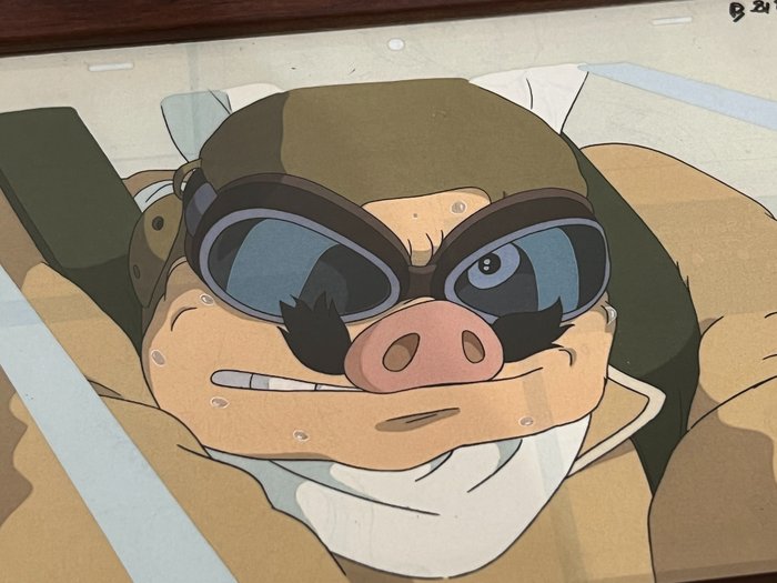 Porco Rosso - 1 Framed(Handmade) Official Anime Cel, Publication Print selection, Reproduction, UV LIGHT TESTED