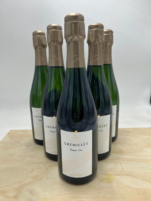 Gremillet Brut - Champagne Premier Cru - 6 Flasker (075 L)