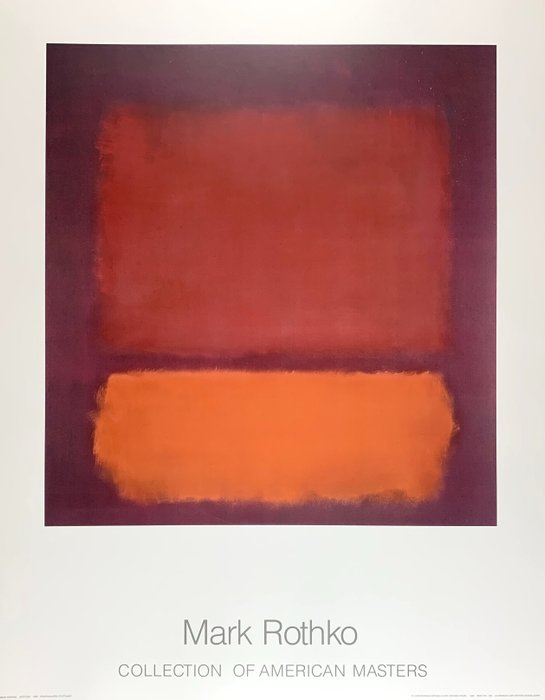 Mark Rothko (1903-1970) - Untitled 1962- Artprint - 90 x 70 cm