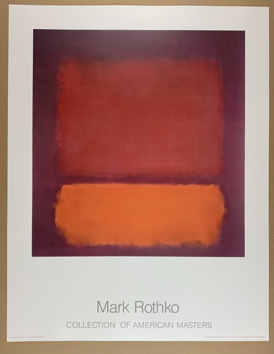 Mark Rothko (1903-1970) - Untitled 1962- Artprint - 90 x 70 cm