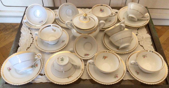 Seltmann Weiden - Kaffeservice (13) - Porcelæn - SELTMAN ELIZABETH 1950