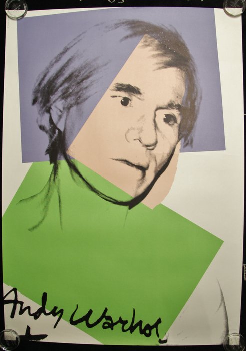 Paul Brühwiler - Andy Warhol -Poster Kunsthaus Zürich - Atelier Paul Brühwiler (Avant la lettre) - 1970‹erne