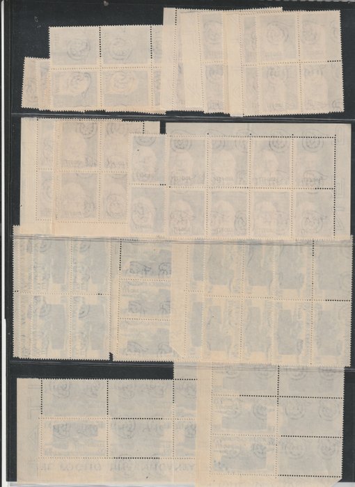 Triest - Zone A 1952 - Forskellige - Sassone cat 154/164