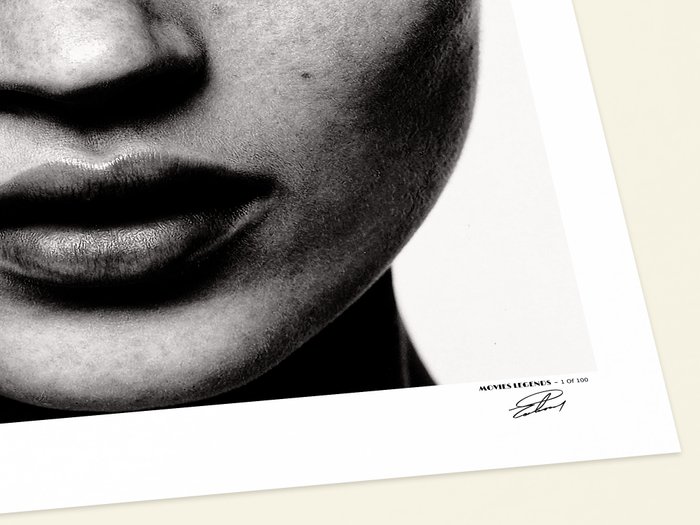 KATE MOSS - Memories Collection - Luxury XXXL Photography - ! 80x60 cm ! - Limited Edition Nr 01 of 100 - Serial ML10050