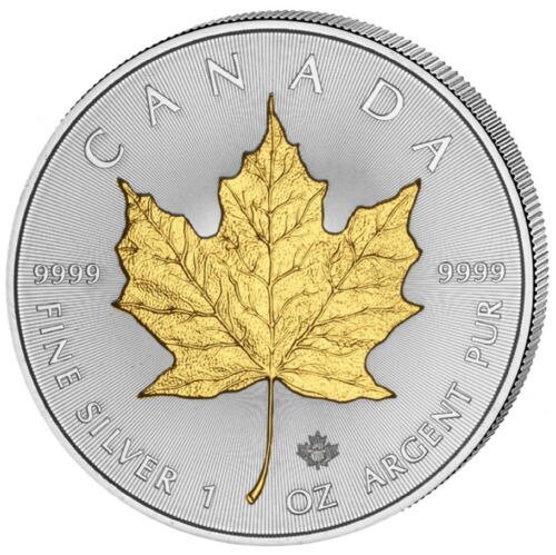 Canada 5 Dollars 2024 Maple Leaf - gilded 1 Oz (999)  (Ingen mindstepris)