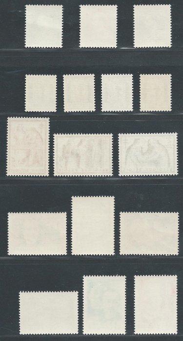 Belgien 1955/1956 - 2 Komplet bind - OBP 961/1007