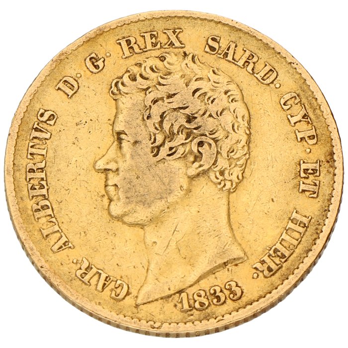 Italien Carlo Alberto di Savoia (1831-1849) 20 Lire 1833 P