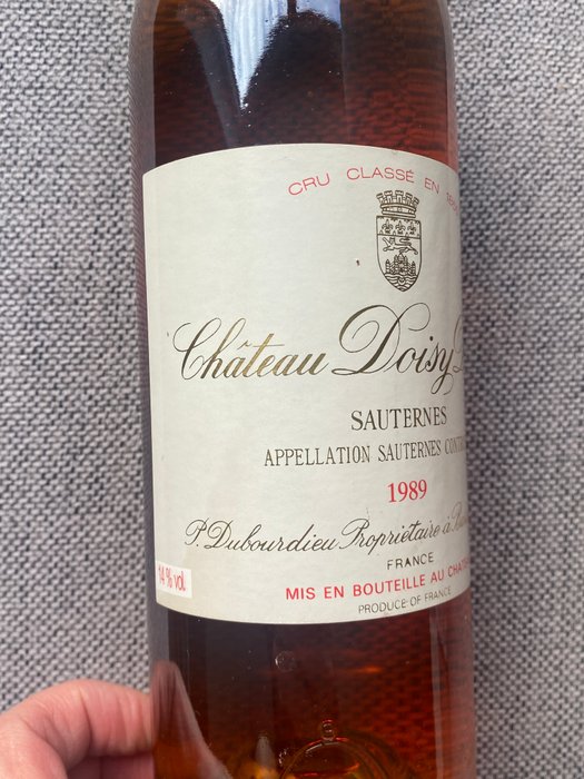 1989 P. Dubourdieu Chateau Doisy Daëne - Sauternes 2ème Grand Cru Classé - 2 Flasker (0,75 L)