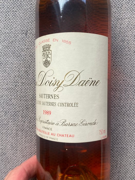 1989 P. Dubourdieu Chateau Doisy Daëne - Sauternes 2ème Grand Cru Classé - 2 Flasker (0,75 L)