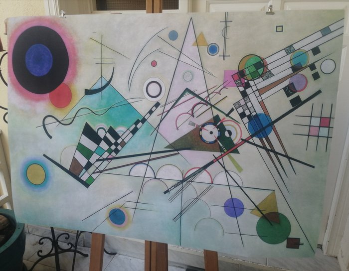 Kandinsky (after) - Composicion Musical nº 8  - Big Size XL - Licensed Print