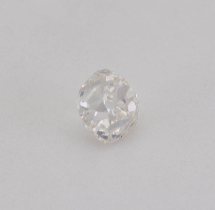 1 pcs Diamant  (Natur)  - 1.03 ct - Rund - H - Ikke specificeret i laboratorierapporten - Instituto Gemólogico Español (IGE) - antik udskæring