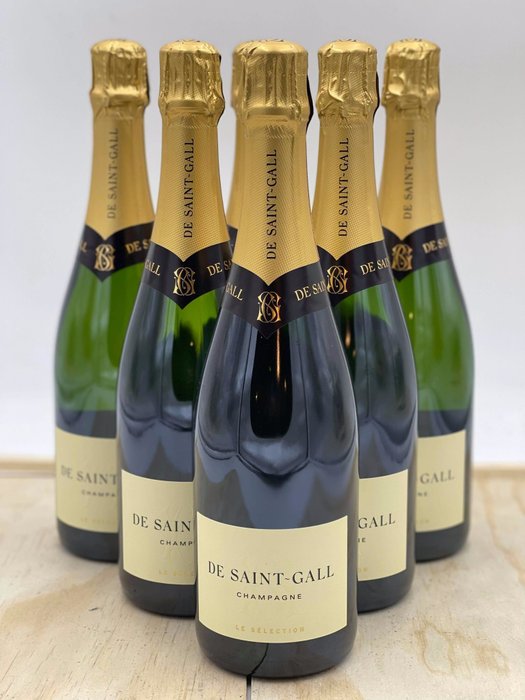 De Saint-Gall, Le Selection - Champagne Brut - 6 Flasker (0,75 L)