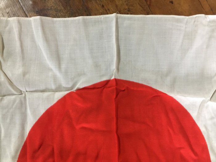 Japan - Flag - Set of 3 / WW2 Japanese Vintage Military Flag 日の丸 Hinomaru (84*64cm)/(101*68cm)/(89*65cm)