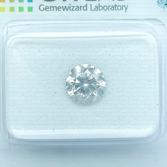 Ingen mindstepris - 1 pcs Diamant  (Natur)  - 104 ct - Rund - G - SI2 - Gemewizard Gemological Laboratory (GWLab)