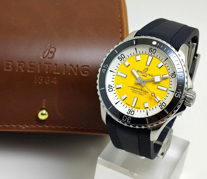 Breitling - Superocean 42 "Yellow Dial" - A17375211I1S1 - Mænd - 2020+