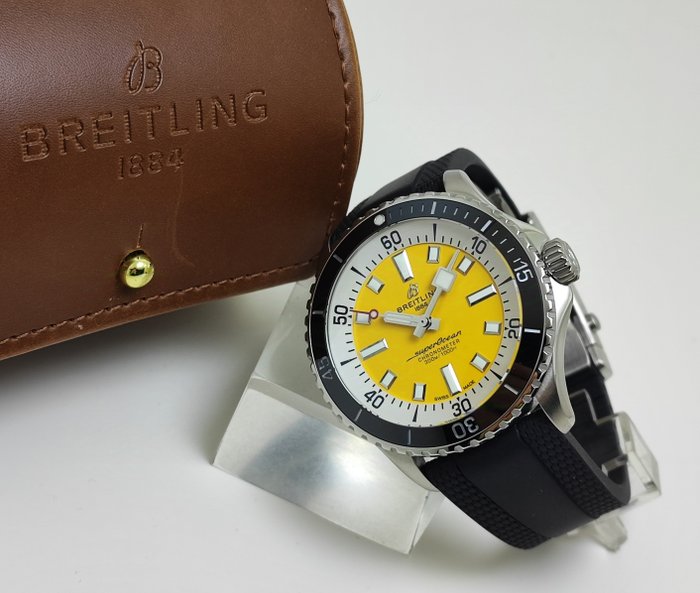 Breitling - Superocean 42 "Yellow Dial" - A17375211I1S1 - Mænd - 2020+