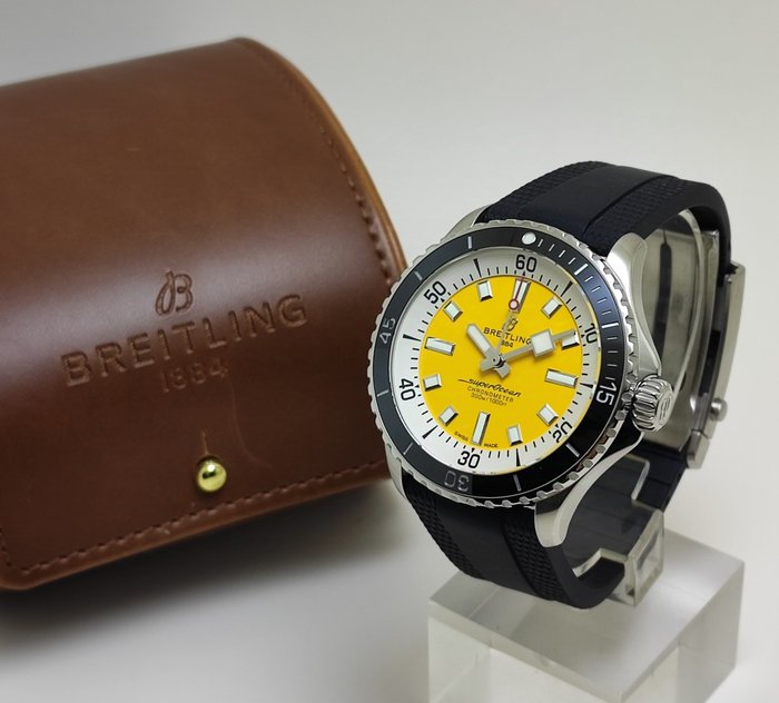 Breitling - Superocean 42 "Yellow Dial" - A17375211I1S1 - Mænd - 2020+