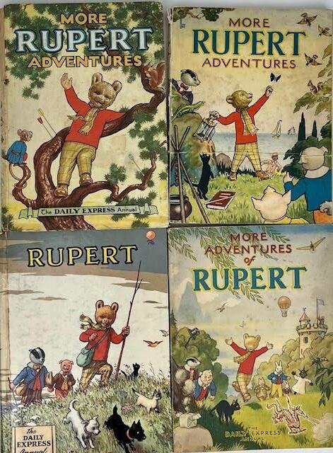 1ª edição - More Adventures of Rupert - 4 Comic - Første udgave - 1943/1955