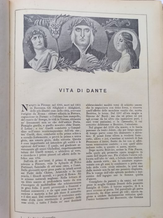 Dante Alighieri/Tancredi Scarpelli/Manfredo Manfredini - La Divina Commedia - 1932