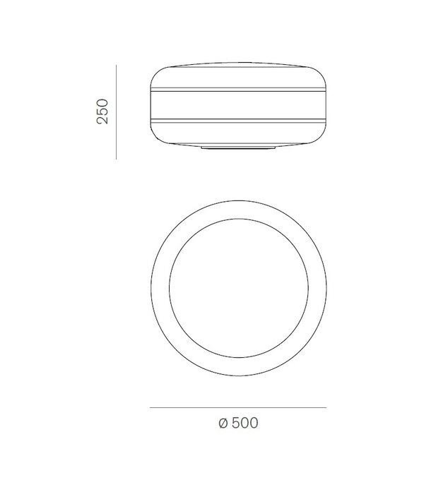 Firmamento Milano - Parisotto + Formenton - Bordlampe - Macarons - Stål, methacrylat