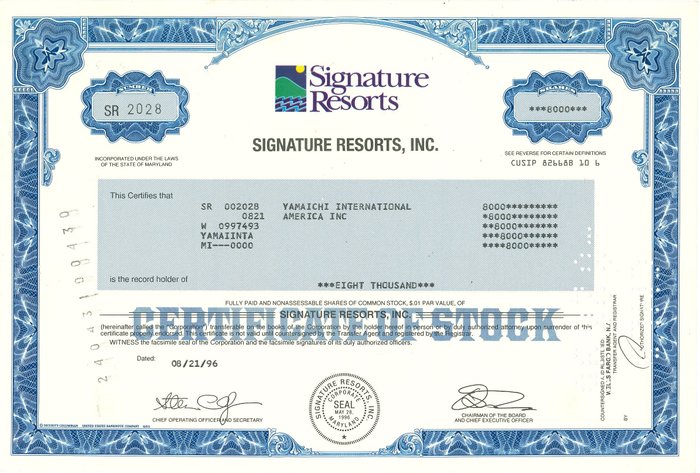 Förenta staterna. - 10 Bonds and Shares - Varie Date - Lotto n. 10 Collezione N. 10 Titoli storici USA grandi Industrie (Black Angus,  (Ingen mindstepris)