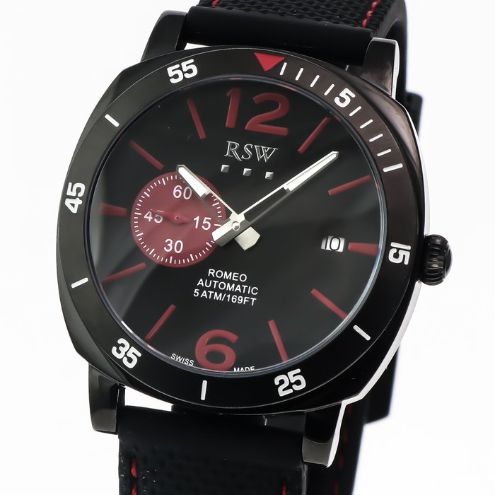 RSW - "NEW ROMEO" - Automatic Swiss Watch - RSWA154-BX-5 - Ingen mindstepris - Mænd - 2011-nu