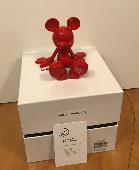 Leblon Delienne - Mickey Mouse - Sitting Mickey Rouge Laqué - Marcel Wanders