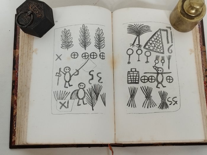 Abbé EM. Domenech - Manuscrit Pictographique Américain - 1860