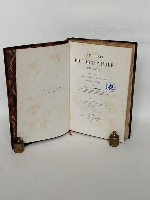 Abbé EM. Domenech - Manuscrit Pictographique Américain - 1860