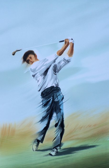 Maurice Filloneau (1930-2000) - Golf - Le Swing