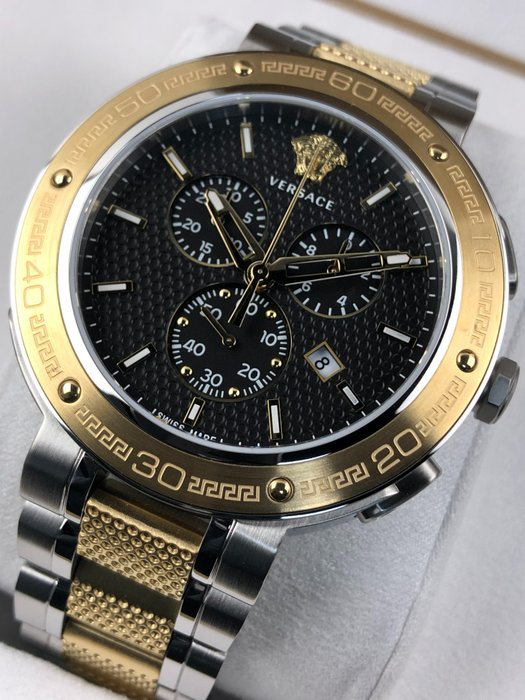 Versace - V-Chrono - VE2H004 21 - Mænd - 2011-nu